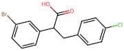 2-(3-Bromophenyl)-3-(4-chlorophenyl)propanoic acid