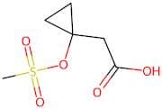 2-(1-((Methylsulfonyl)oxy)cyclopropyl)acetic acid