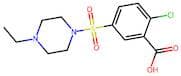 2-Chloro-5-[(4-ethylpiperazin-1-yl)sulfonyl]benzoic acid