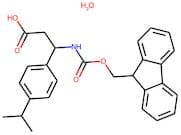 3-{[(9H-Fluoren-9-ylmethoxy)carbonyl]amino)-3-(4-isopropylphenyl)propanoic acid hydrate