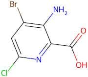 3-Amino-4-bromo-6-chloropicolinic acid
