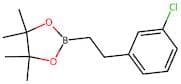2-(3-Chlorophenethyl)-4,4,5,5-tetramethyl-1,3,2-dioxaborolane