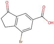 7-Bromo-3-oxo-2,3-dihydro-1H-indene-5-carboxylic acid