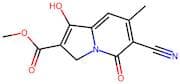 Methyl 6-cyano-1-hydroxy-7-methyl-5-oxo-3,5-dihydroindolizine-2-carboxylate