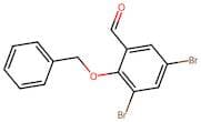 2-(Benzyloxy)-3,5-dibromobenzaldehyde