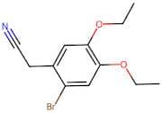 2-(2-Bromo-4,5-diethoxyphenyl)acetonitrile