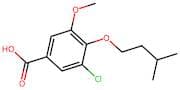 3-Chloro-5-methoxy-4-(3-methylbutoxy)benzoic acid