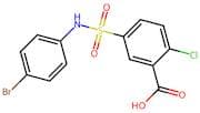 5-[(4-bromophenyl)sulfamoyl]-2-chlorobenzoic acid