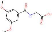 2-[(3,5-dimethoxyphenyl)formamido]acetic acid