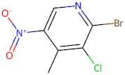 2-Bromo-3-chloro-4-methyl-5-nitropyridine