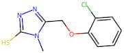 5-(2-Chlorophenoxymethyl)-4-methyl-4h-1,2,4-triazole-3-thiol
