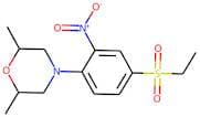 2,6-Dimethyl-4-[4-(ethylsulphonyl)-2-nitrophenyl]morpholine