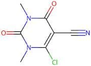 6-Chloro-1,3-dimethyl-2,4-dioxo-1,2,3,4-tetrahydropyrimidine-5-carbonitrile