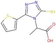 2-[3-sulfanyl-5-(thiophen-2-yl)-4h-1,2,4-triazol-4-yl]propanoic acid
