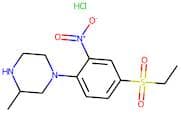 1-[(4(-Ethylsulphonyl)-2-nitrophenyl]-3-methylpiperazine hydrochloride