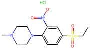 1-[4-(Ethylsulphonyl)-2-nitrophenyl]-4-methylpiperazine hydrochloride