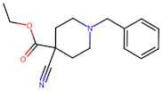 Ethyl 1-benzyl-4-cyanopiperidine-4-carboxylate