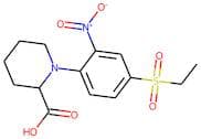 1-[4-(Ethylsulphonyl)-2-nitrophenyl]piperidine-2-carboxylic acid