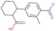 1-(3-Methyl-4-nitrophenyl)piperidine-2-carboxylic acid