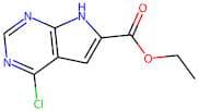 Ethyl 4-chloro-7H-pyrrolo[2,3-d]pyrimidine-6-carboxylate