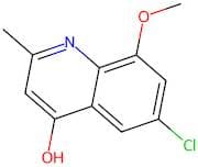 6-Chloro-8-methoxy-2-methylquinolin-4-ol