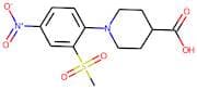1-[2-(Methylsulphonyl)-4-nitrophenyl]piperidine-4-carboxylic acid