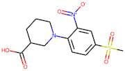 1-[4-(Methylsulphonyl)-2-nitrophenyl]piperidine-3-carboxylic acid