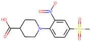 1-[4-(Methylsulphonyl)-2-nitrophenyl]piperidine-4-carboxylic acid