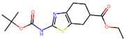 Ethyl 2-((tert-butoxycarbonyl)amino)-4,5,6,7-tetrahydrobenzo[d]thiazole-6-carboxylate