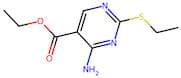 Ethyl 4-amino-2-(ethylthio)pyrimidine-5-carboxylate