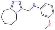 3-Methoxy-N-{5H,6H,7H,8H,9H-[1,2,4]triazolo[4,3-a]azepin-3-ylmethyl}aniline