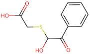 2-[(1-hydroxy-2-oxo-2-phenylethyl)sulfanyl]acetic acid