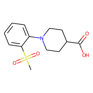 1-[2-(Methylsulphonyl)phenyl]piperidine-4-carboxylic acid