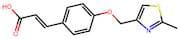 (2e)-3-{4-[(2-methyl-1,3-thiazol-4-yl)methoxy]phenyl}prop-2-enoic acid
