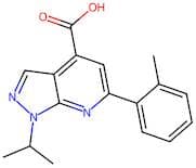 6-(2-Methylphenyl)-1-(propan-2-yl)-1h-pyrazolo[3,4-b]pyridine-4-carboxylic acid