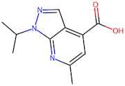 6-Methyl-1-(propan-2-yl)-1h-pyrazolo[3,4-b]pyridine-4-carboxylic acid