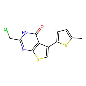 2-(Chloromethyl)-5-(5-methylthiophen-2-yl)-3h,4h-thieno[2,3-d]pyrimidin-4-one