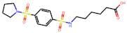 6-((4-(Pyrrolidin-1-ylsulfonyl)phenyl)sulfonamido)hexanoic acid