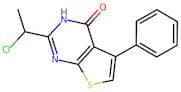 2-(1-Chloroethyl)-5-phenyl-3h,4h-thieno[2,3-d]pyrimidin-4-one
