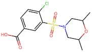 4-Chloro-3-[(2,6-dimethylmorpholin-4-yl)sulfonyl]benzoic acid