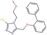 4-(2-Methoxyethyl)-5-(2-phenylphenoxymethyl)-4H-1,2,4-triazole-3-thiol
