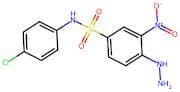 N-(4-Chlorophenyl)-4-hydrazinyl-3-nitrobenzene-1-sulfonamide