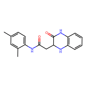 n-(2,4-Dimethylphenyl)-2-(3-oxo-1,2,3,4-tetrahydroquinoxalin-2-yl)acetamide