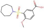 3-[(Hexahydro-1H-azepin-1-yl)sulfonyl]-4-methoxybenzoic acid