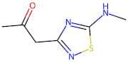 1-[5-(Methylamino)-1,2,4-thiadiazol-3-yl]-2-propanone