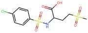 2-(4-Chlorobenzenesulfonamido)-4-methanesulfonylbutanoic acid