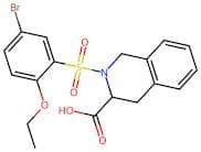 2-(5-Bromo-2-ethoxybenzenesulfonyl)-1,2,3,4-tetrahydroisoquinoline-3-carboxylic acid