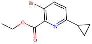 Ethyl 3-bromo-6-cyclopropylpicolinate