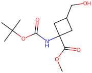 Methyl 1-((tert-butoxycarbonyl)amino)-3-(hydroxymethyl)cyclobutanecarboxylate