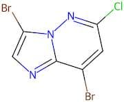 3,8-Dibromo-6-chloroimidazo[1,2-b]pyridazine